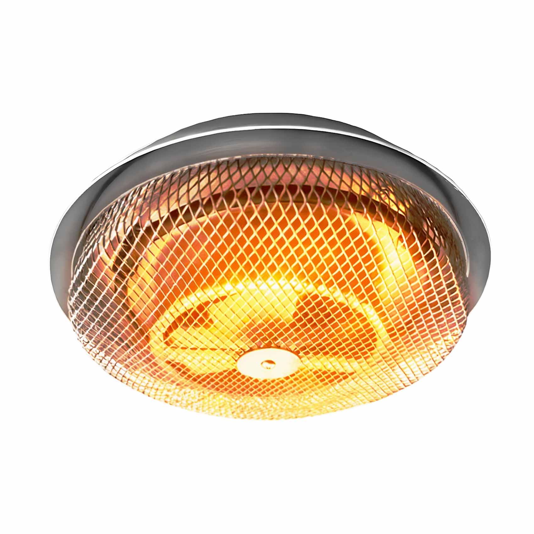 jjxeqo bathroom ceiling heater main unit demonstrates 1134W rapid heating for fast warmth