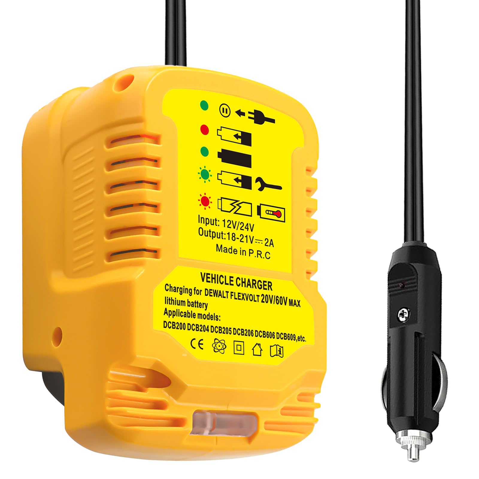 JJXNDO car charger compact design for on-the-go charging.