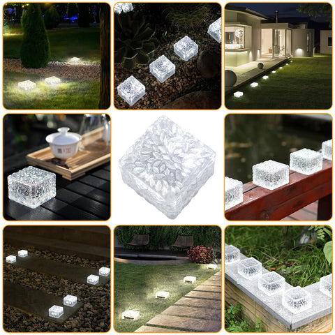 JKIMK Solar Brick Light easy-installation makes setup simple.