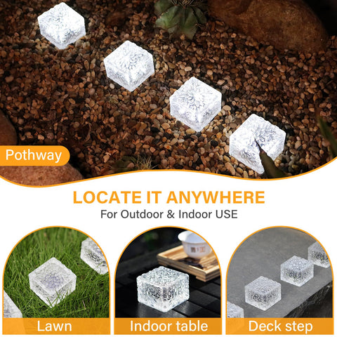 JKIMK Solar Brick Light walkway-garden guides guests with safe, charming path lighting.
