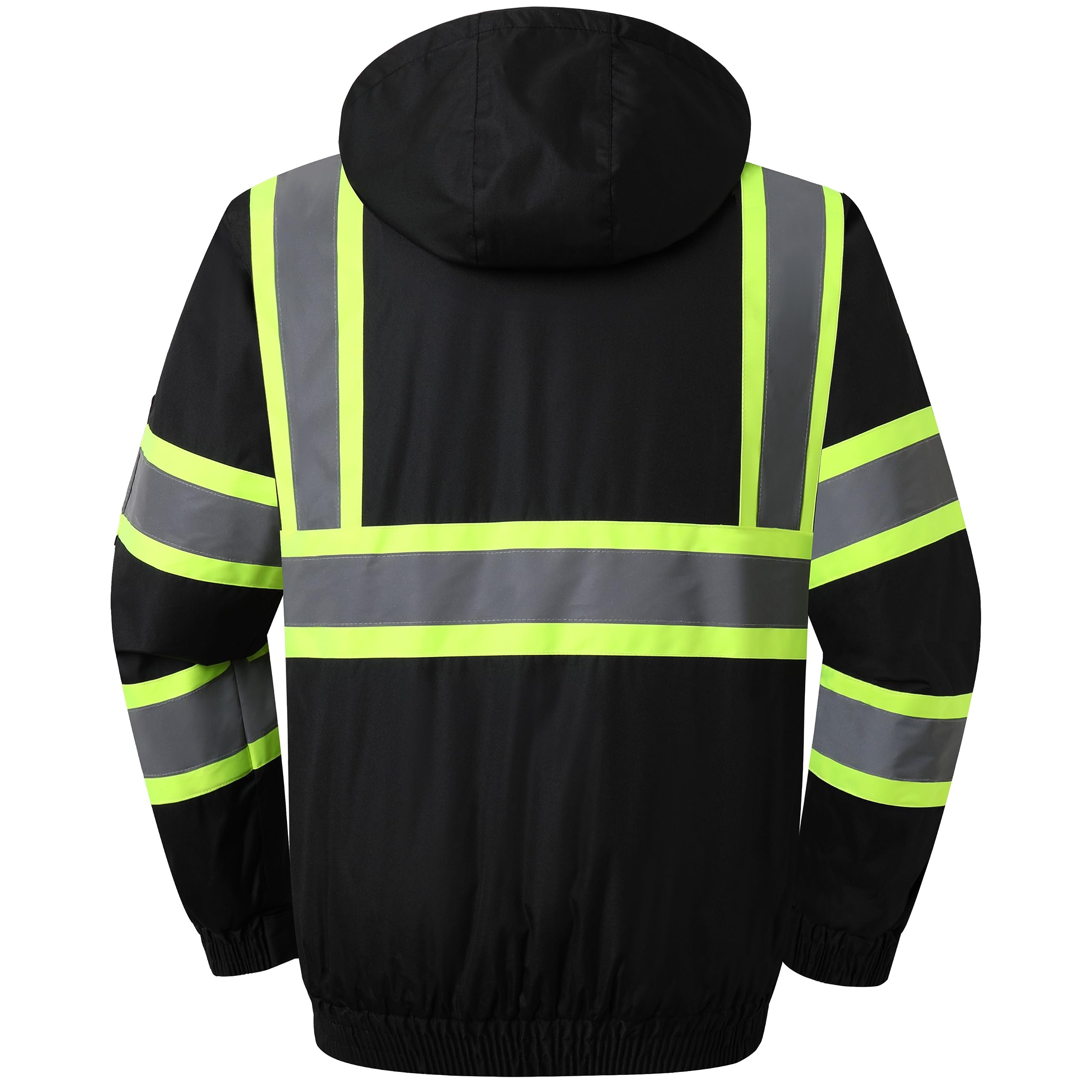 JKSafety hi-vis jacket 160g thermal insulation delivers lightweight warmth.