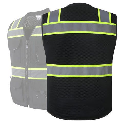 JKSafety ANSI/ISEA compliant vest suitable for men and women professionals