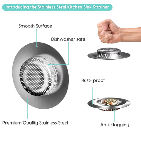 jkxoo rear-drain view emphasizes universal fit and open drainage in the sink.