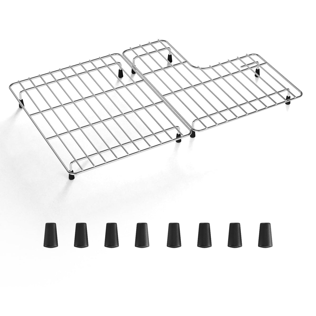 jkxoo sink protector left rack fits Kohler Whitehaven and protects delicate items