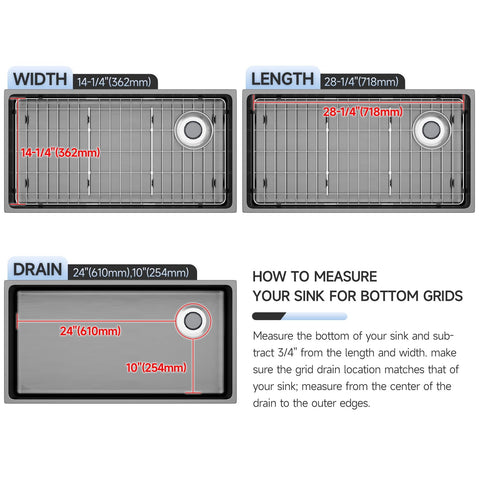 jkxoo sink grid rust-resistant construction resists corrosion in busy kitchens