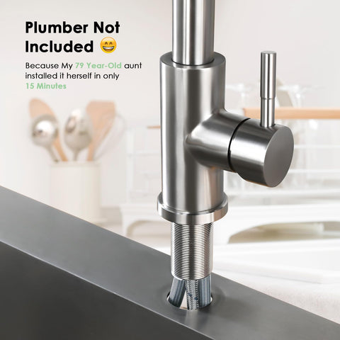 Jlerli stainless steel construction resists rust and tarnish