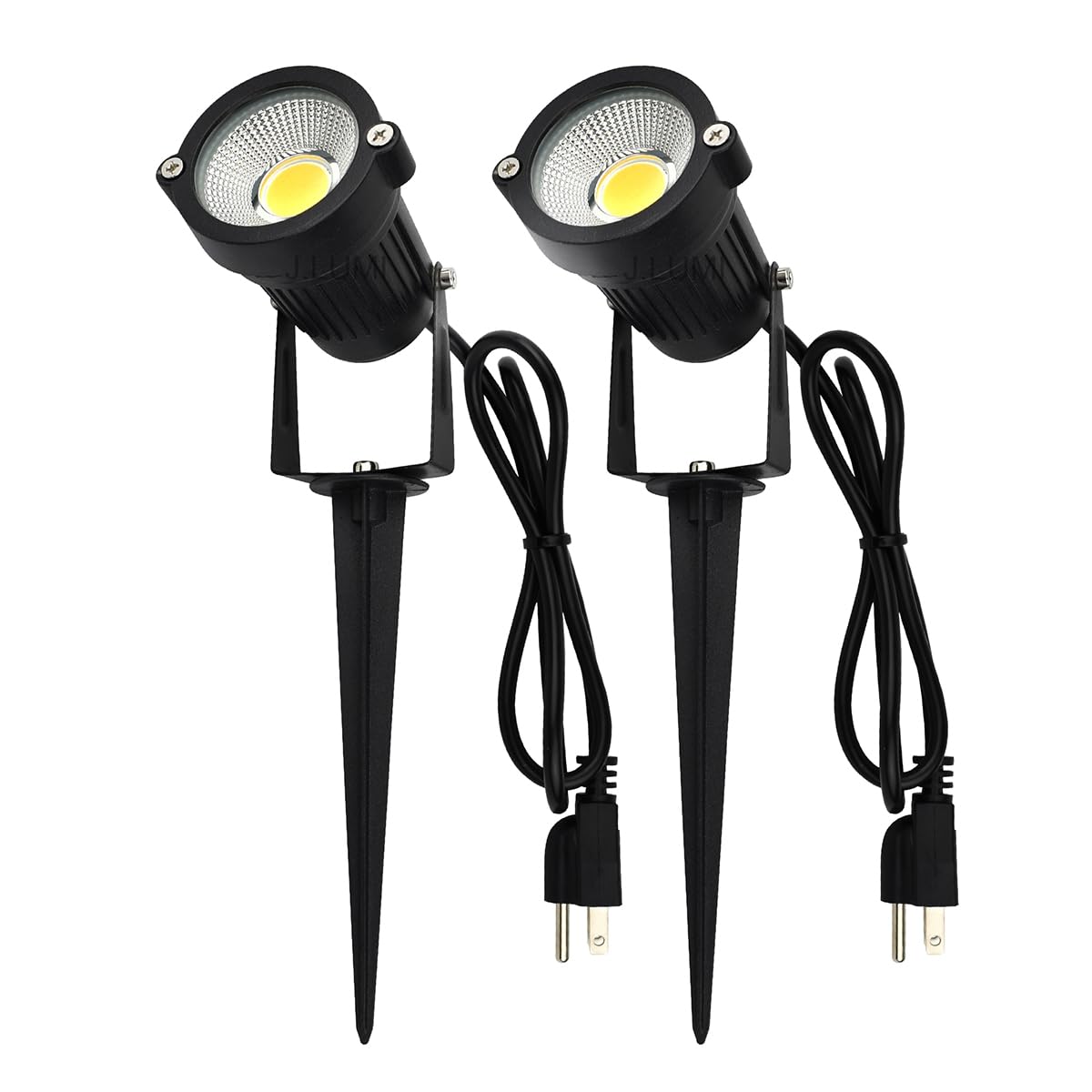 J.LUMI GSS6005 pack of two outdoor spotlights with warm 3000K glow