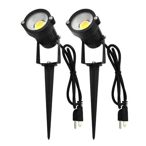 J.LUMI GSS6005 pack of two outdoor spotlights with warm 3000K glow