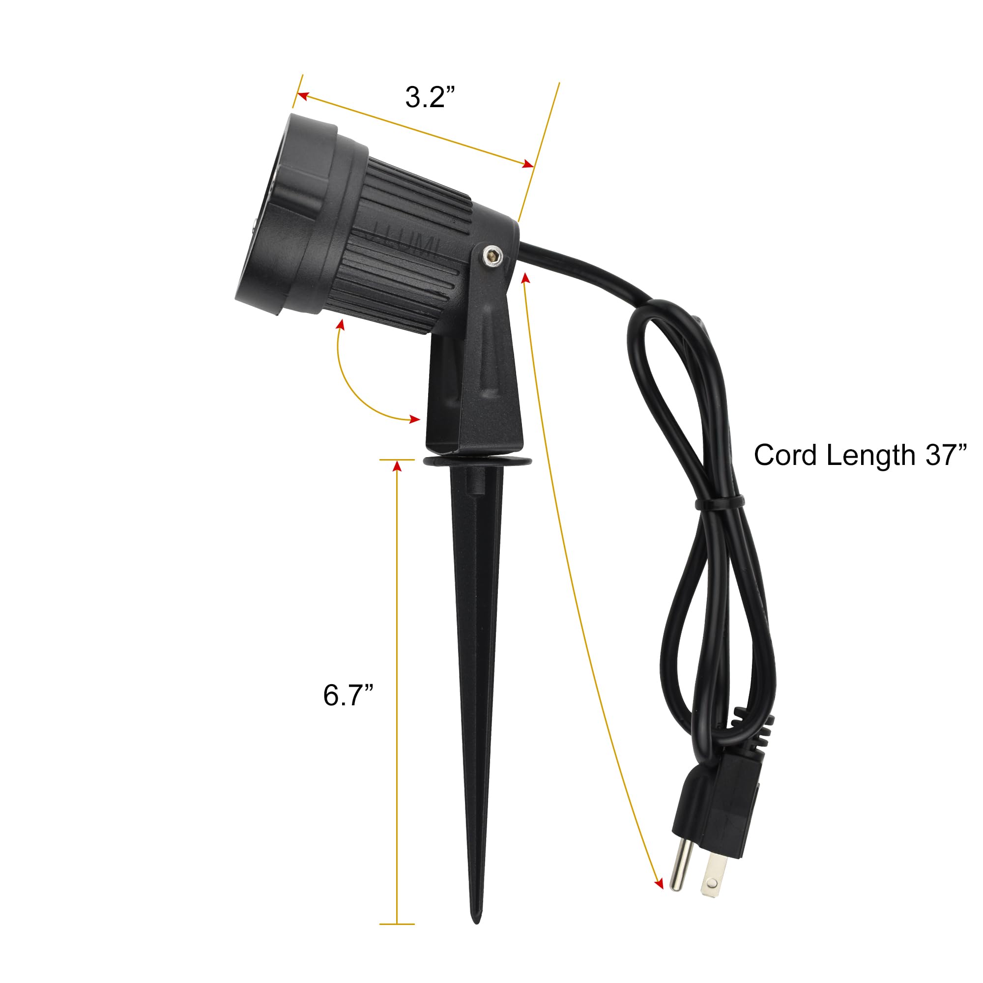 J.LUMI GSS6005 supports wall or deck mounting with optional disk base