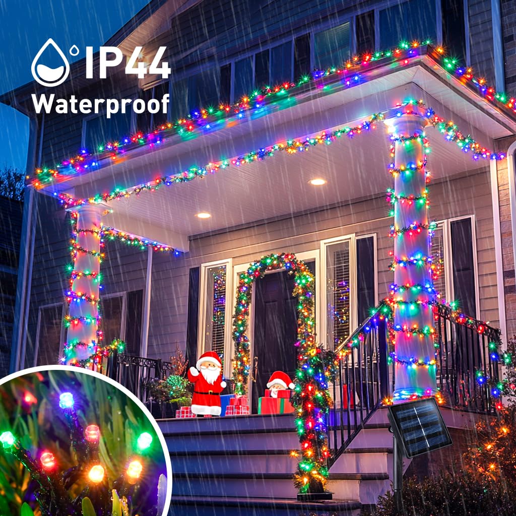 JMEXSUSS 206.7-foot string creates bright, wide coverage for yards and patios.