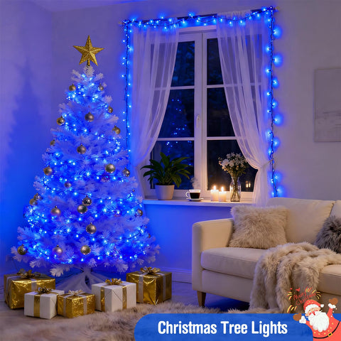 JMEXSUSS blue LED reel-design lights offering adaptable length and easy setup.