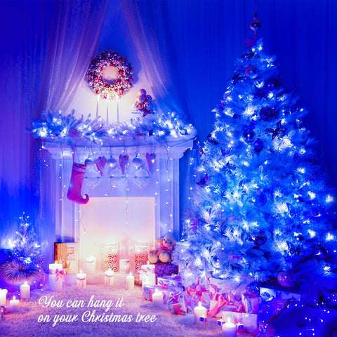 JMEXSUSS long-coverage blue LEDs for expansive exterior decorations.