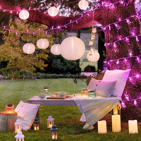 JMEXSS pink lights on wall offer dreamy backdrops.