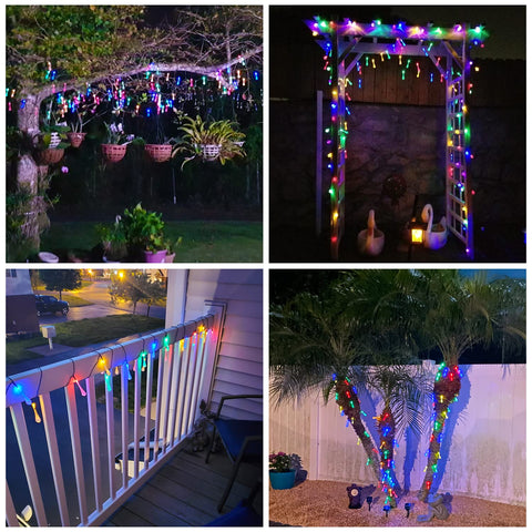JMEXSUSS teardrop solar lights illuminate pathways with soft color