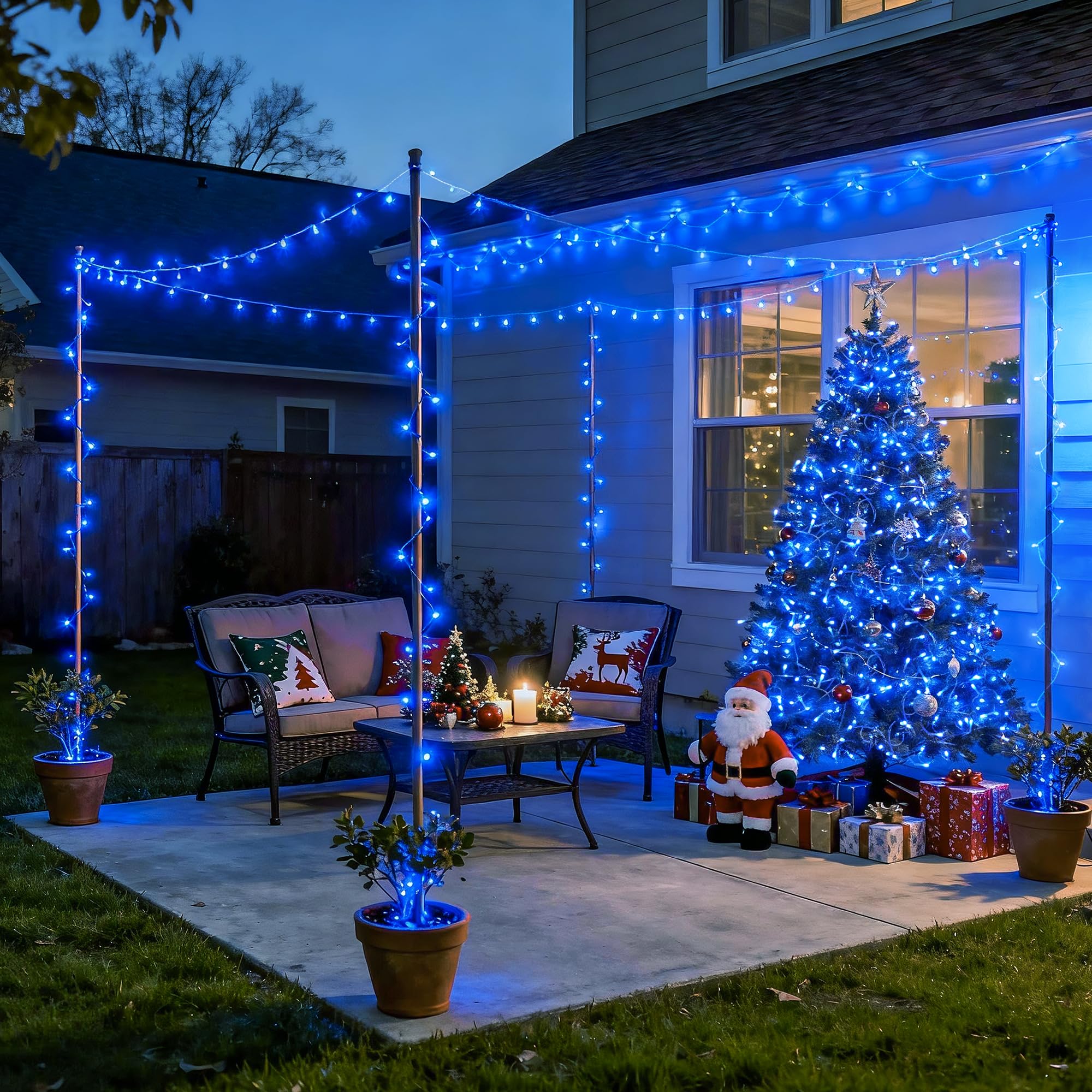 JMEXSUSS waterproof design for durable indoor and outdoor decorating across seasons.