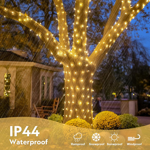 JMEXSUSS wedding string lights illuminate arches and tables with soft glow