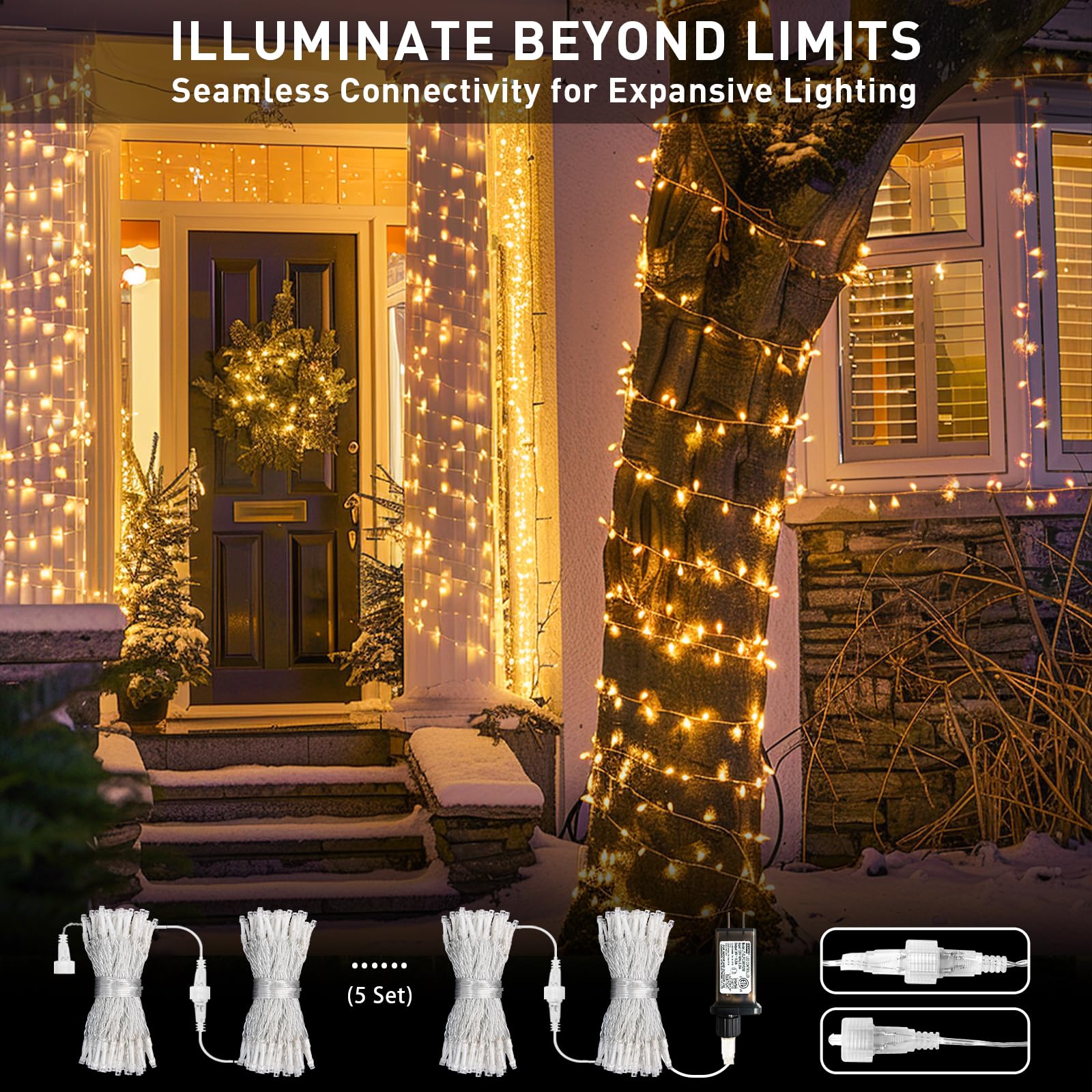 JMEXSUSS romantic warm white lights for weddings and celebrations