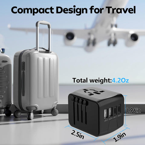JMFONE compact design fits easily in luggage for travel