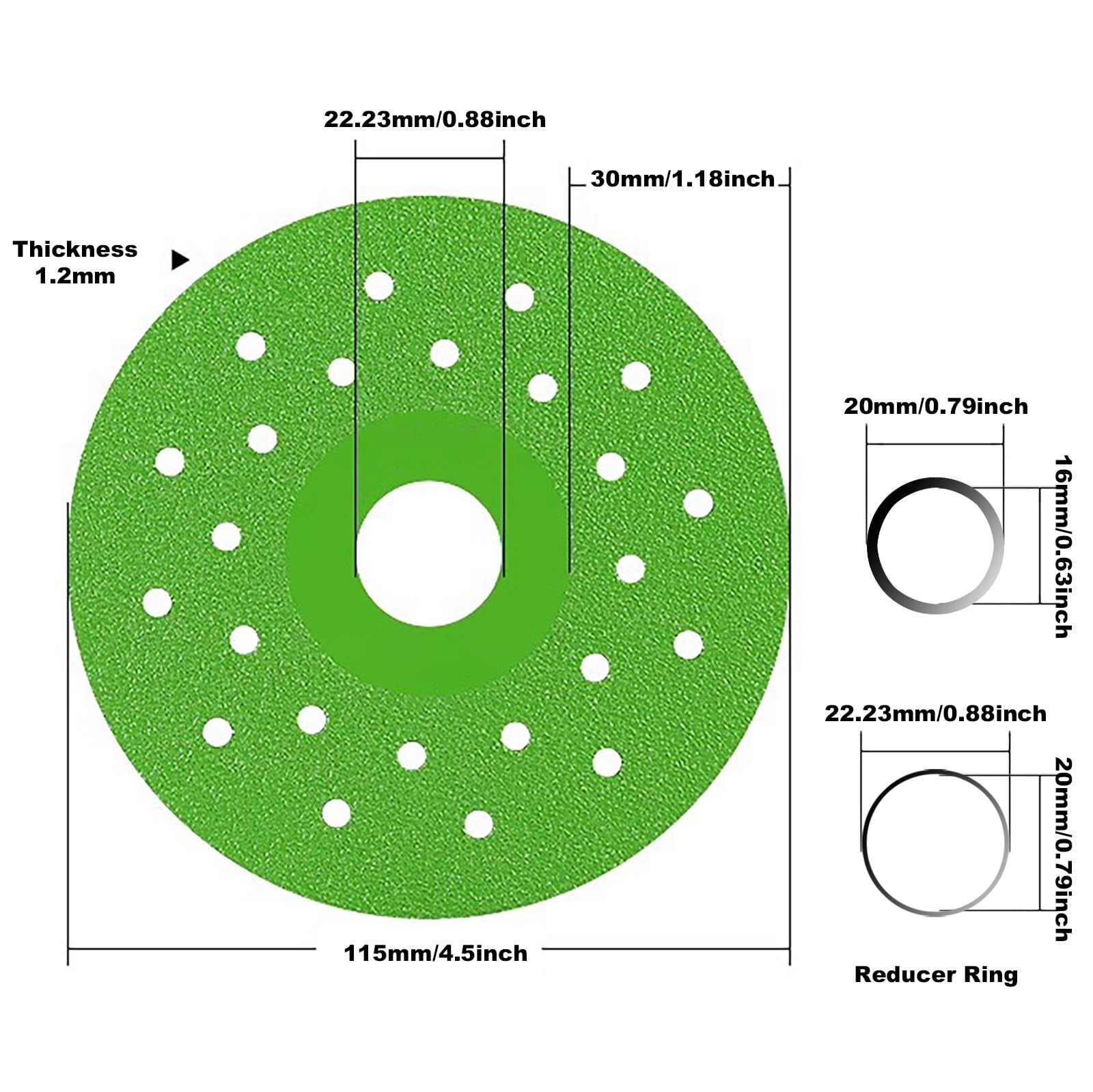 JMIAOCC balanced disc lowers vibration for safer, quieter operation.