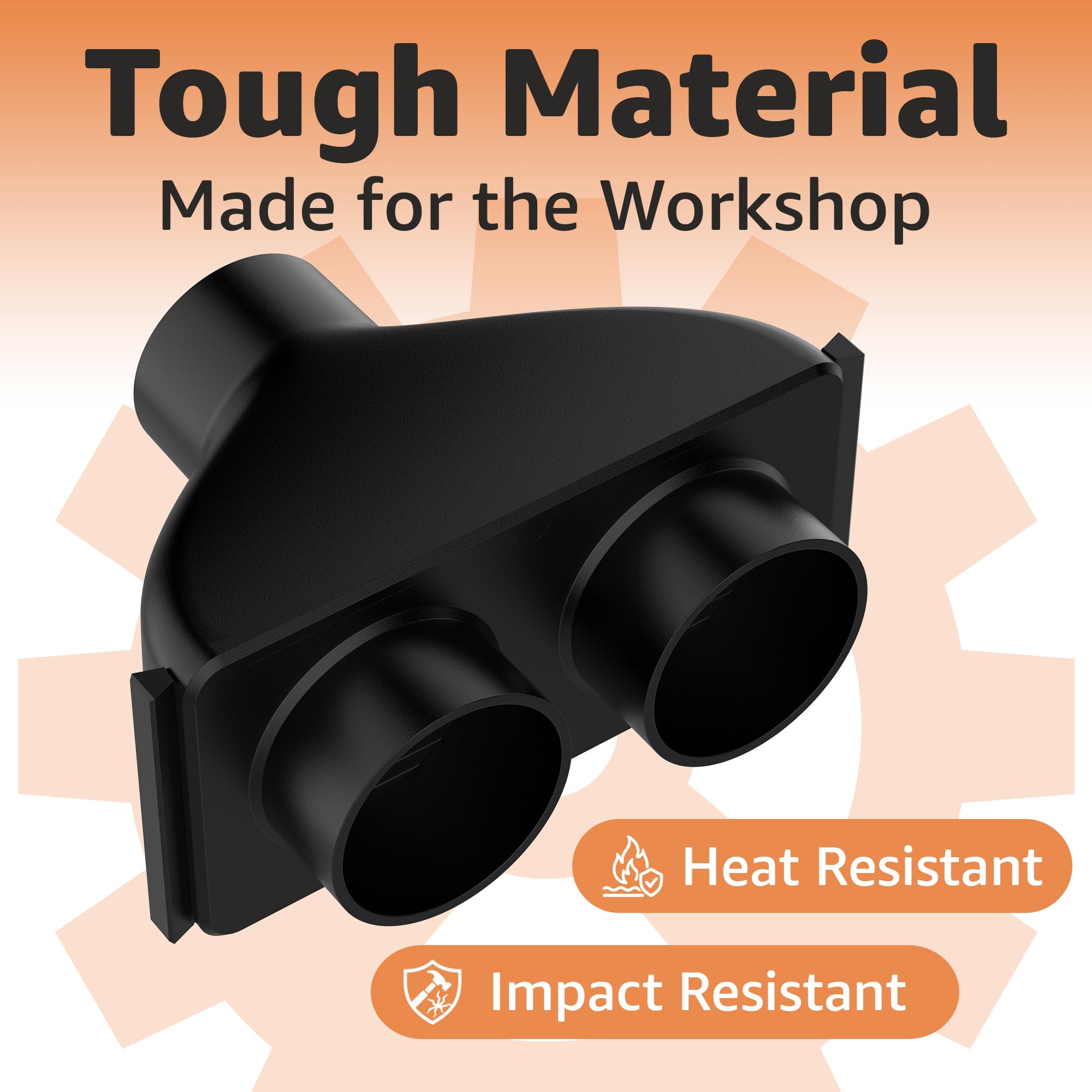 Jmoe USA blast gate clips allow quick, easy gate access for fast adjustments.