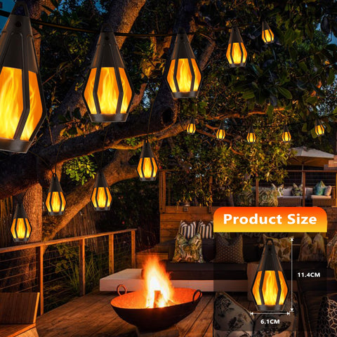 Jnaurb garden patio ambiance enhances outdoor gatherings with warm light.