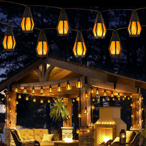 Jnaurb solar string lights, 21ft outdoor length, ideal for patios and gardens.