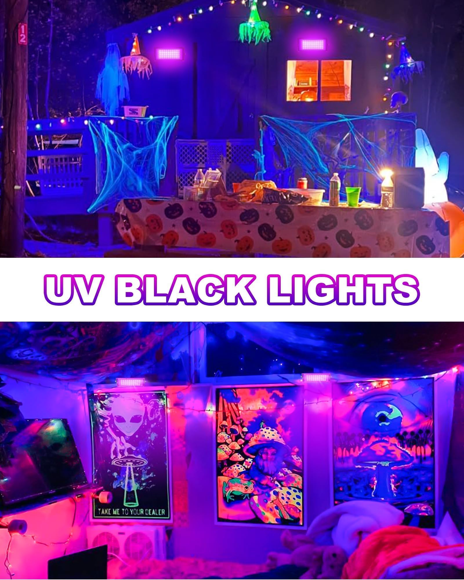 JNGMAIR halloween glow poster decor brightens fluorescent visuals.
