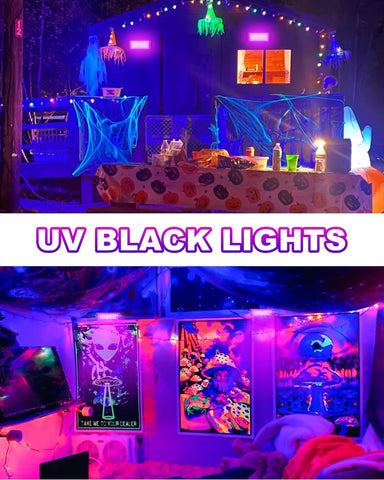 JNGMAIR halloween glow poster decor brightens fluorescent visuals.