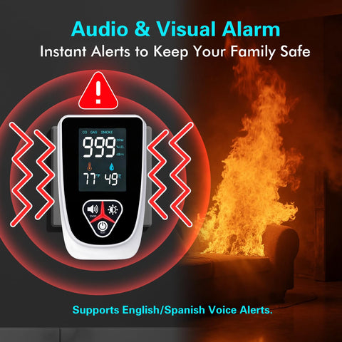 JNHCD bilingual alert for English and Spanish households.