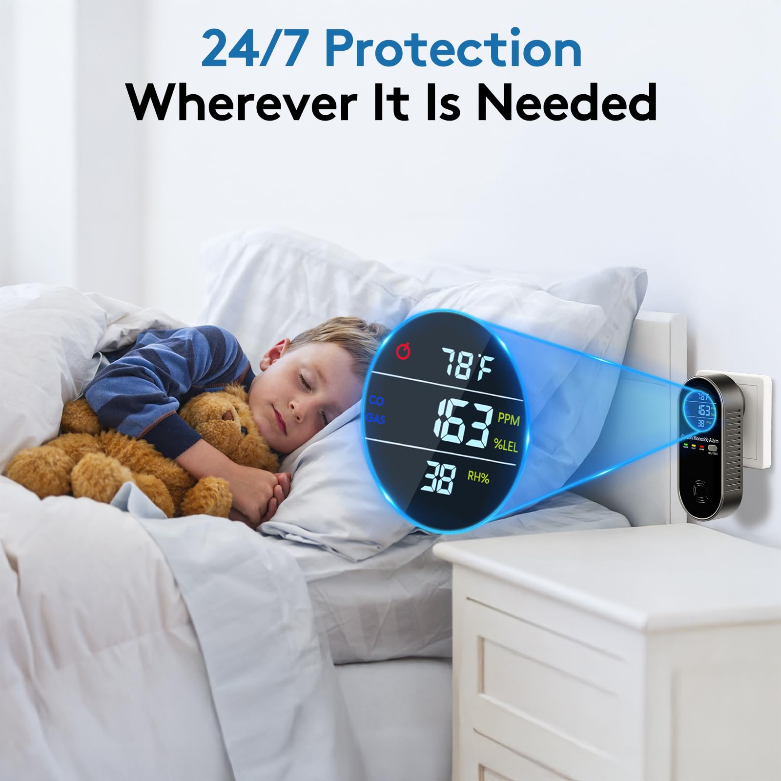 JNHCD travel-friendly detector compact for on-the-go protection.