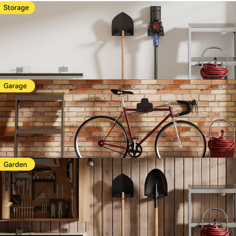 JNIHEEP easy install wall bracket for quick tool organization