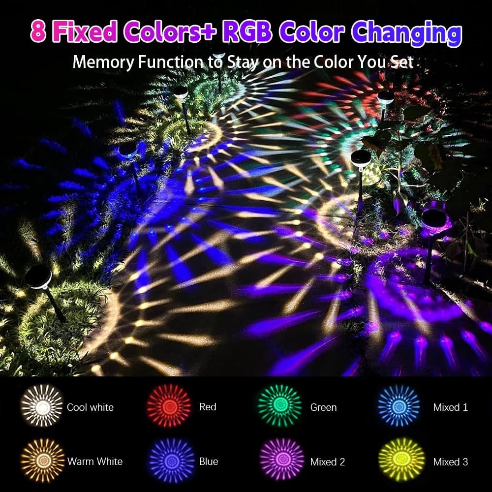 JNOEC colorful pattern pathway light highlighting landscape highlights