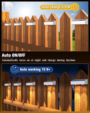 Auto dusk-to-dawn operation powered by solar energy reduces electricity use.