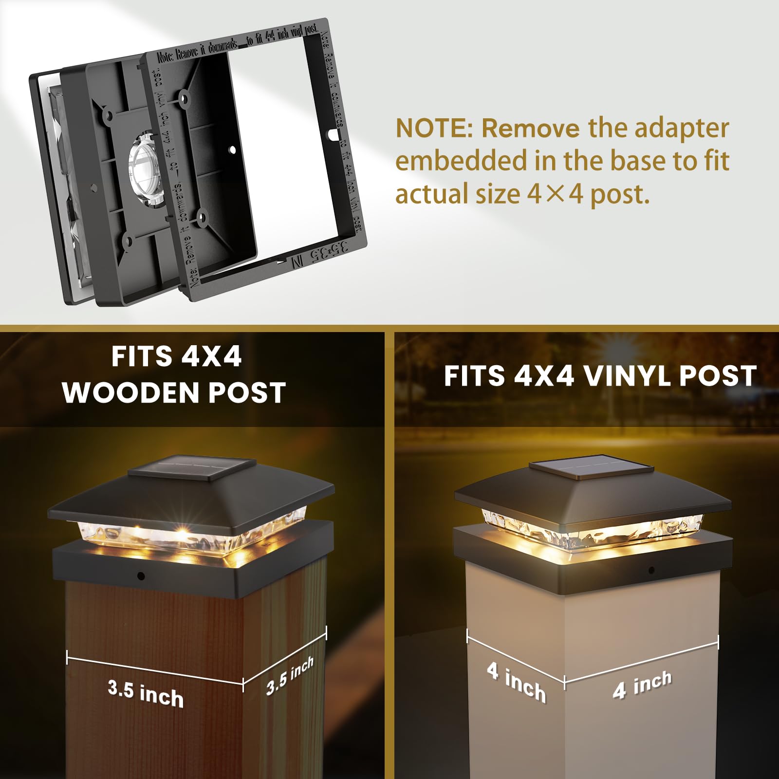JOFIOS easy installation for 4x4 posts saves time during setup
