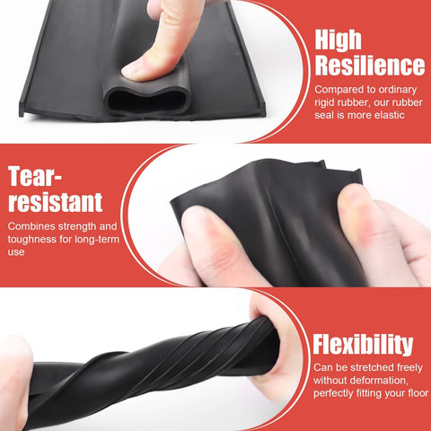 Jobon tight-seal bottom providing gaps-free protection for your garage.