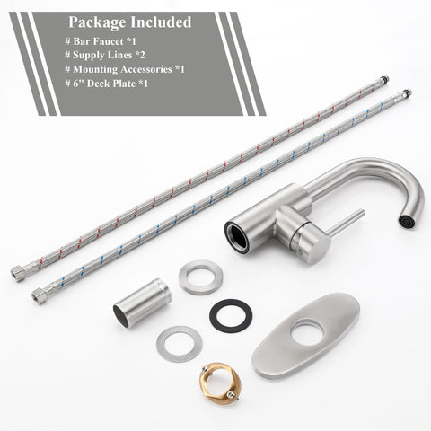 Jodulos 21.6-inch supply hose provides flexible under-sink connections.