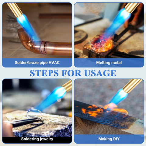 JOELITOL piezo trigger ignition quickly starts the flame