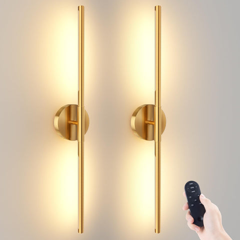 JOFIOS battery-operated wall sconce with 360° rotation for adjustable lighting.