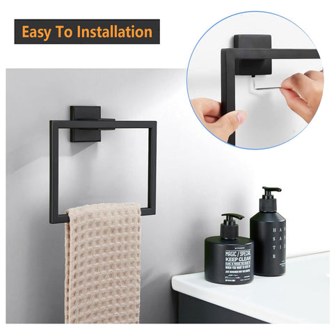 JOPOFI bathroom towel holder adds a sleek, versatile touch to any room
