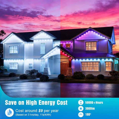 JOH outdoor lights ideal for Christmas decor and festive celebrations.