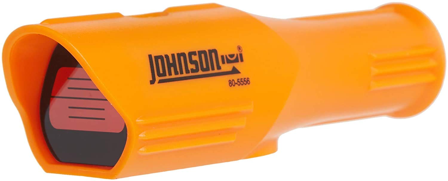 Johnson 80-5556 hand-held sight level in orange for quick level checks on site
