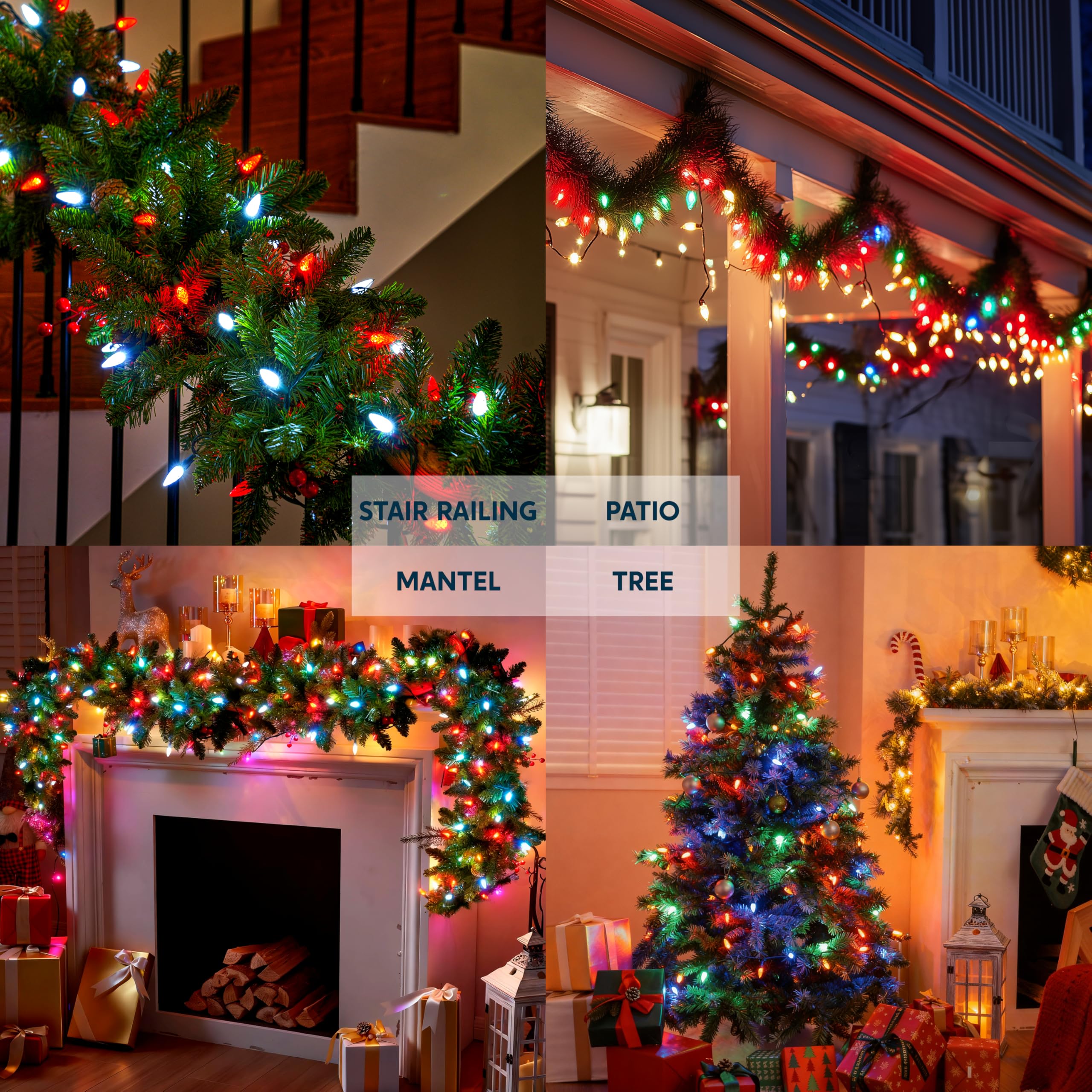 Joiedomi C6 50.6ft length covers wide areas with even glow