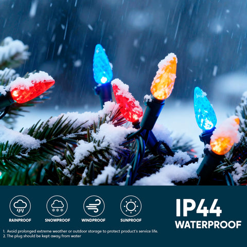 Joiedomi C6 IP44 bulbs withstand weather for dependable exterior decorating