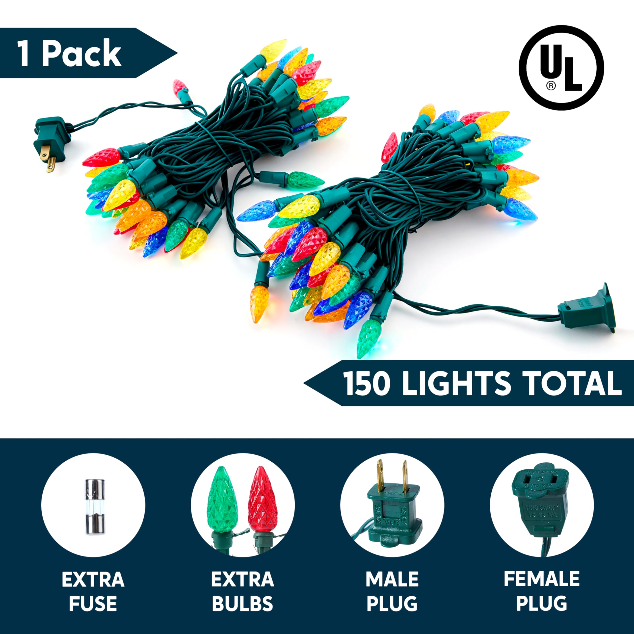 Joiedomi C6 LED strawberry bulbs multicolor for festive celebrations