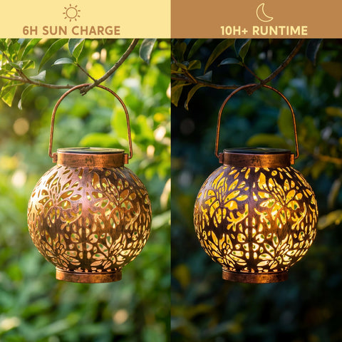 Joiedomi IP65 waterproof solar lantern suitable for all-weather decor