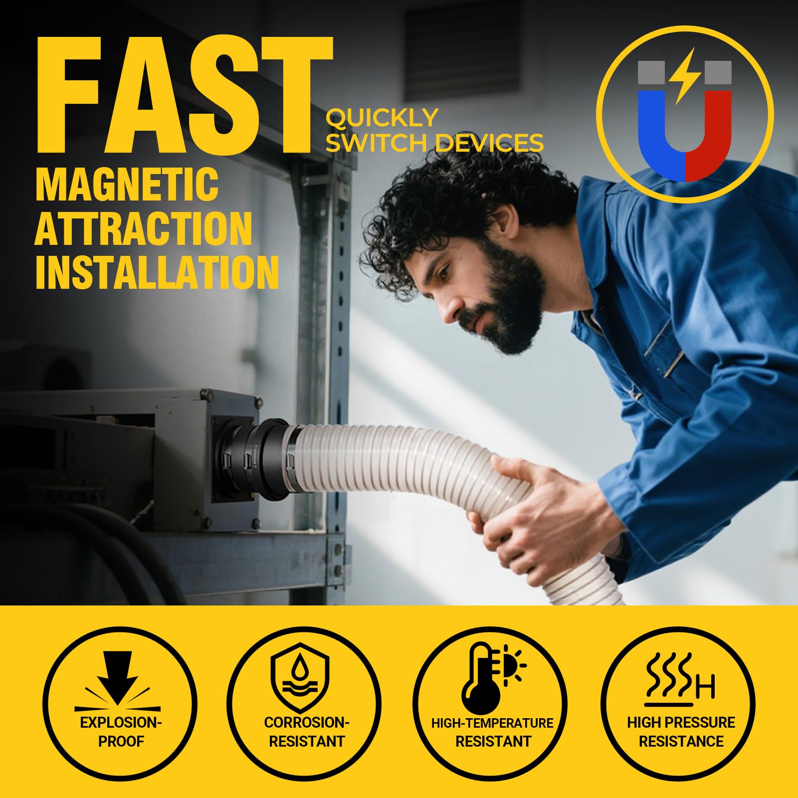 Joinerjetly dust collection ring port receiver ensures stable mounting on your system.