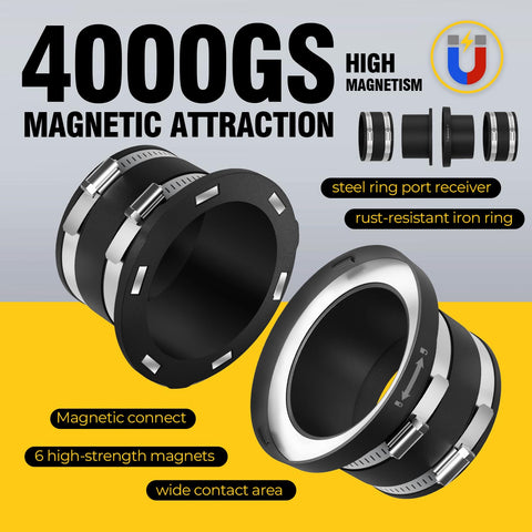 Joinerjetly steel ring port receiver offers durable mounting for reliable connections.