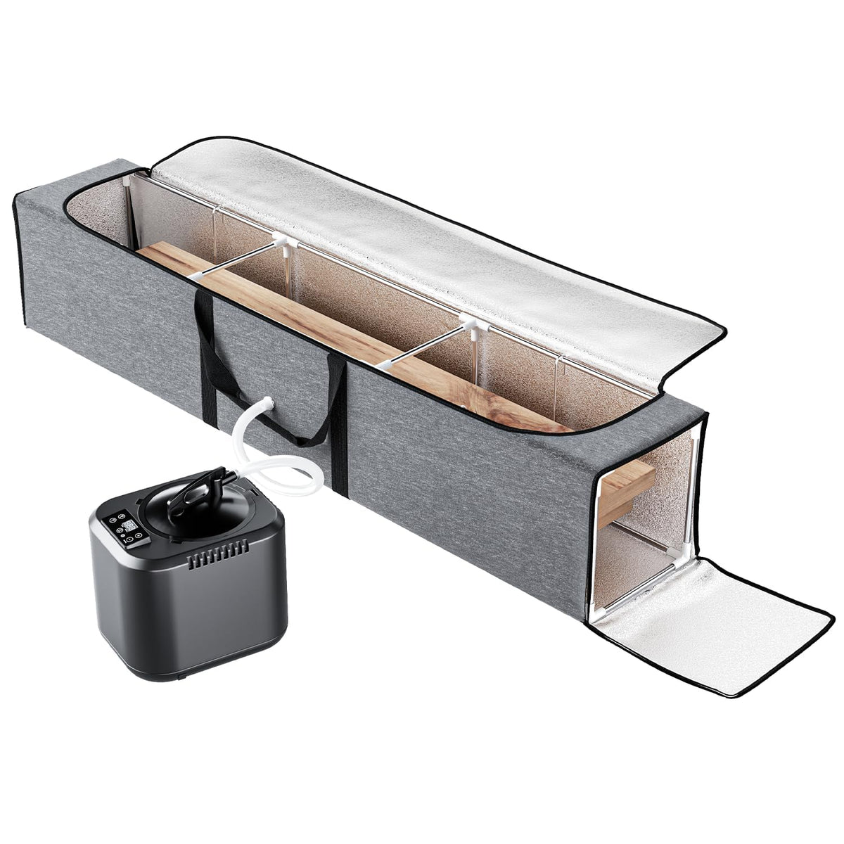 Joinerjetly wood bending steam box 55-inch for long planks enabling smooth curved bends
