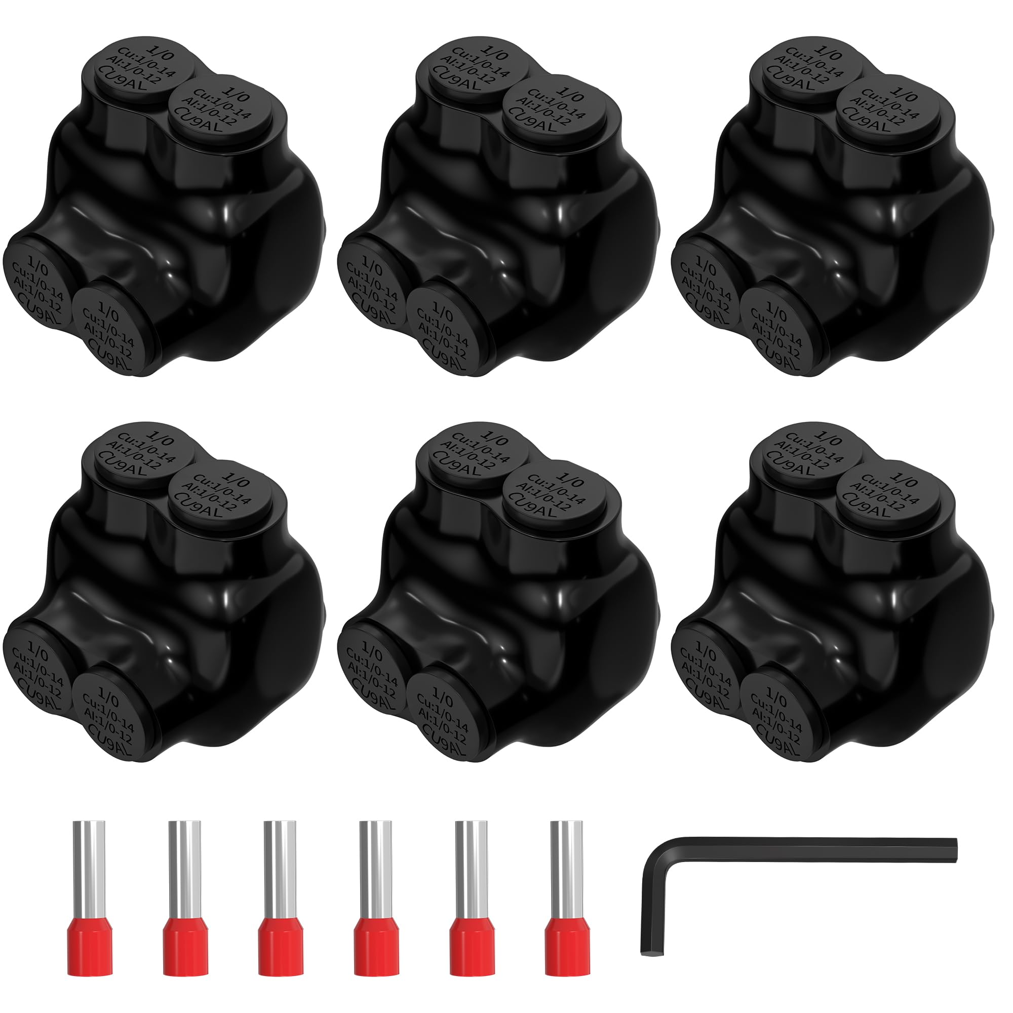 Joinfworld 2 Port Insulated Connector front view for versatile wiring.