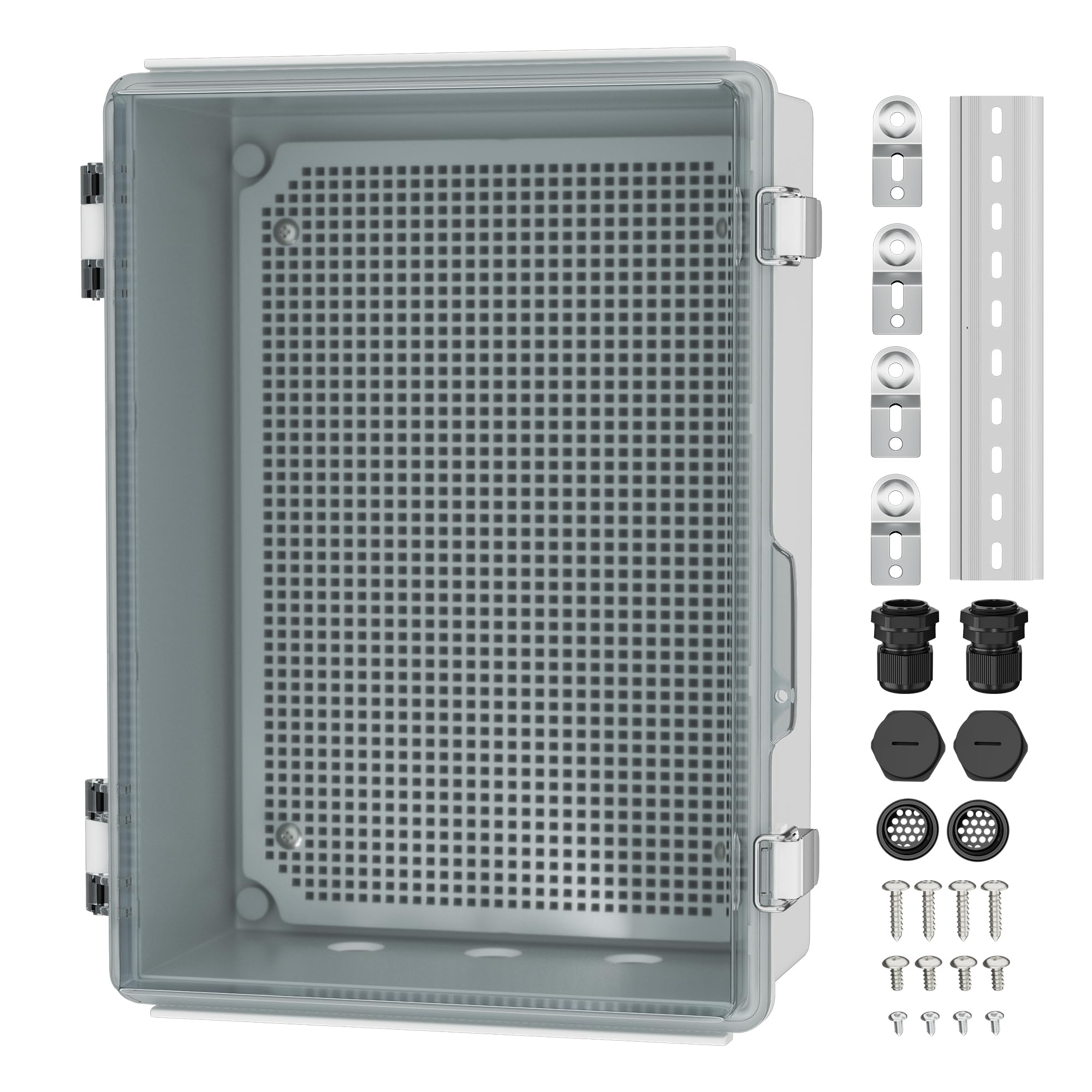 Joinfworld clear outdoor enclosure lid view enables quick status checks of internal gear